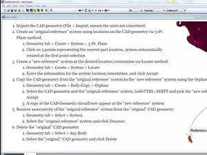 StressCheck Tutorial: Moving Imported CAD Geometry to a New Reference System
