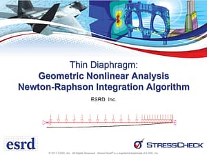 Helpful Hints and Tips: Newton-Raphson Integration Technique for Geometric Nonlinear Analysis