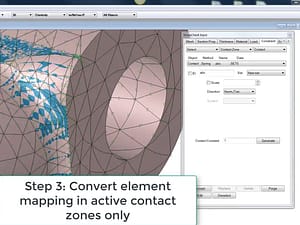StressCheck Tutorial: Converting Mapping to Geometric in Selected Surfaces Only