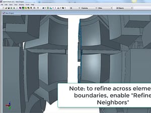 StressCheck Tutorial: Performing h-Discretization to Refine Manually Generated Meshes