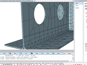 StressCheck Tutorial: Automeshing Thin Regions with Pentas and Hexas via the Thin Section Method