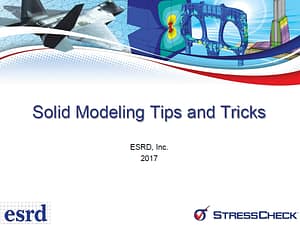 Helpful Hints and Tips: Solid Modeling Tips and Tricks