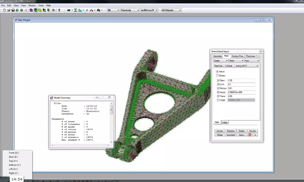 StressCheck Tutorial: Import CAD and Analyze Stress