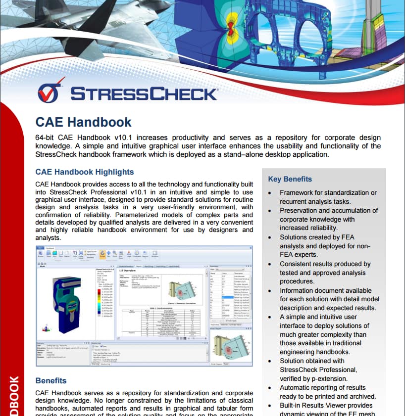 CAE Handbook Product Brief