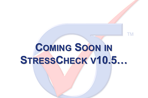 Coming Soon in StressCheck Professional v10.5